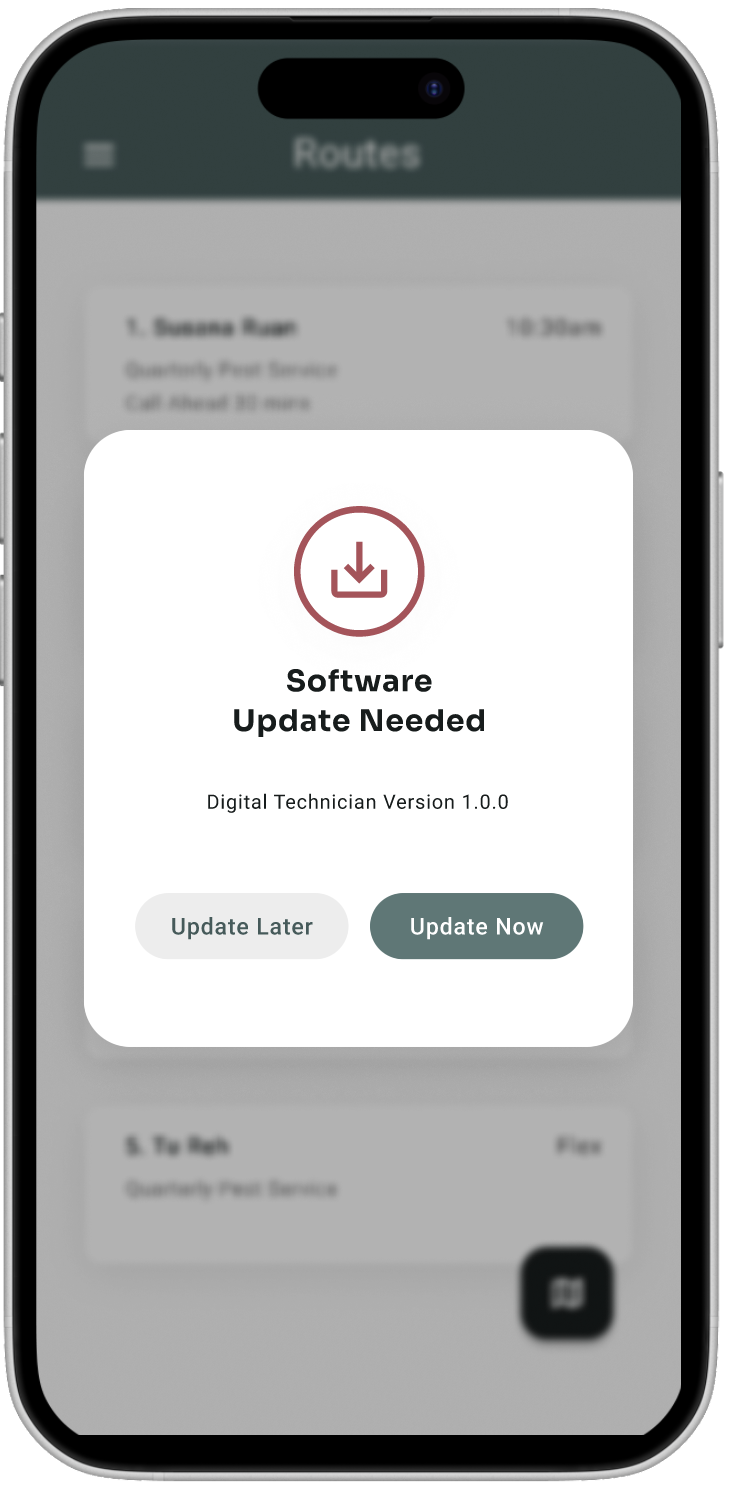 Modal Components — Before redesign